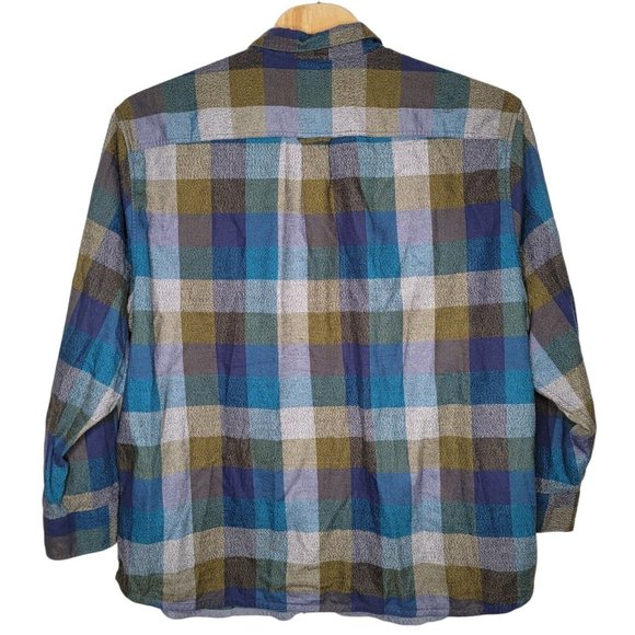 Tommy Bahama‎ Canyon Beach Flannel 3XLB Big Plaid Long Sleeve Button Down Shirt - Picture 2 of 7